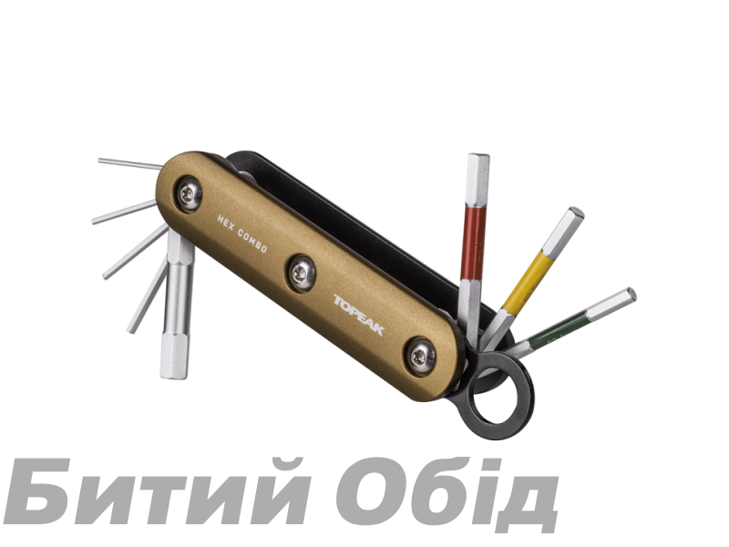 Ключ склад Topeak Hex Combo 9 функц 123г